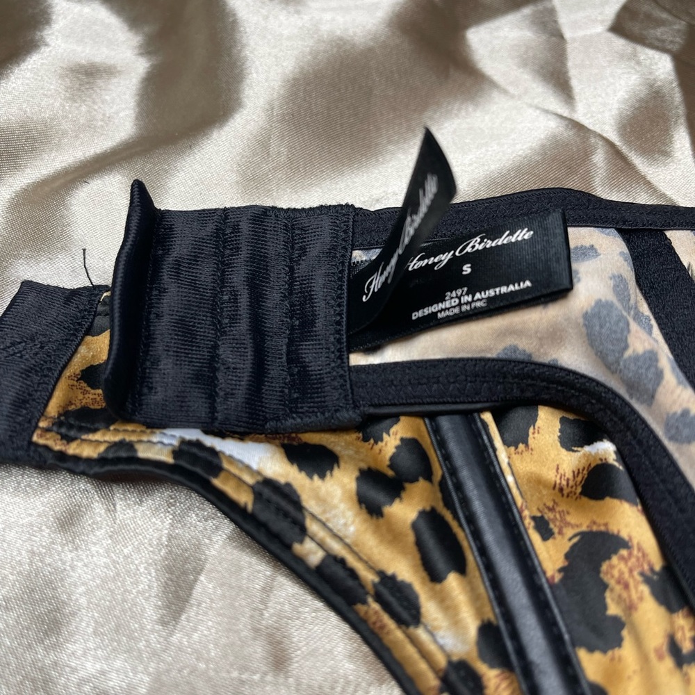 Honey Birdette Bonny Leopard 3 PC Set - Picture 6 of 10